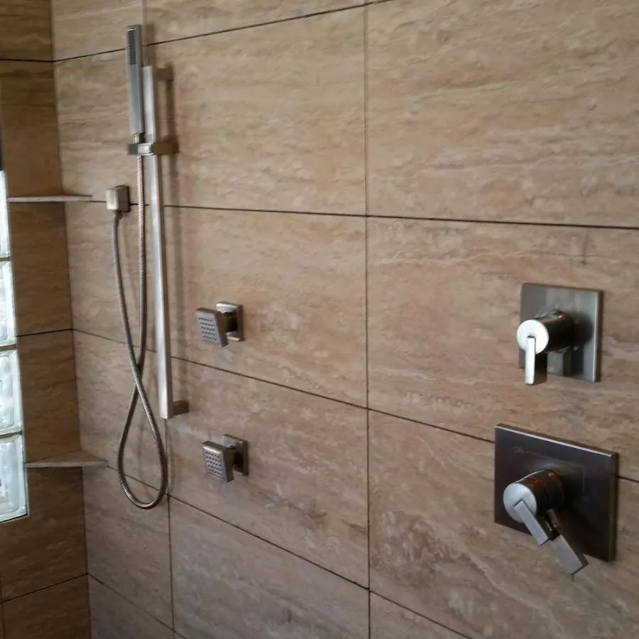 Shower fixture installation for Water Heater Replacement in Brockton